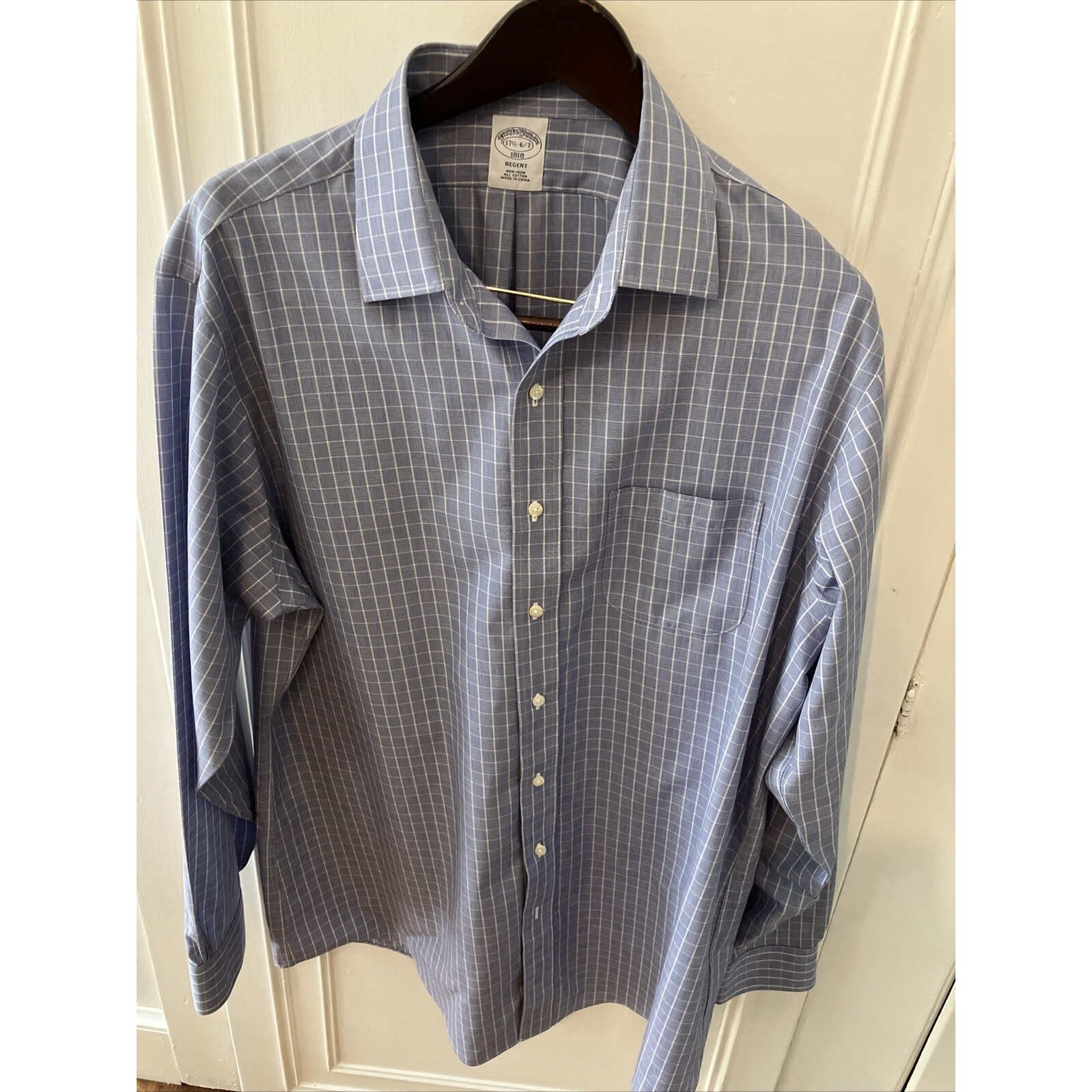 Brooks Brothers Regent 1818 Shirt Non Iron 17.5 6/7